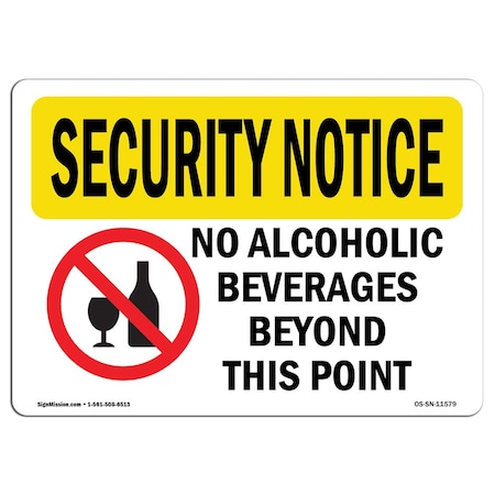 OSHA SECURITY NOTICE, 3.5 Height, 5 Width, Decal